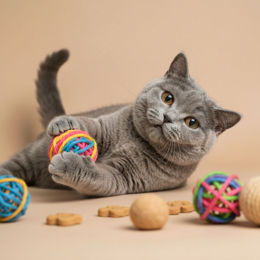 Счастливая кошка